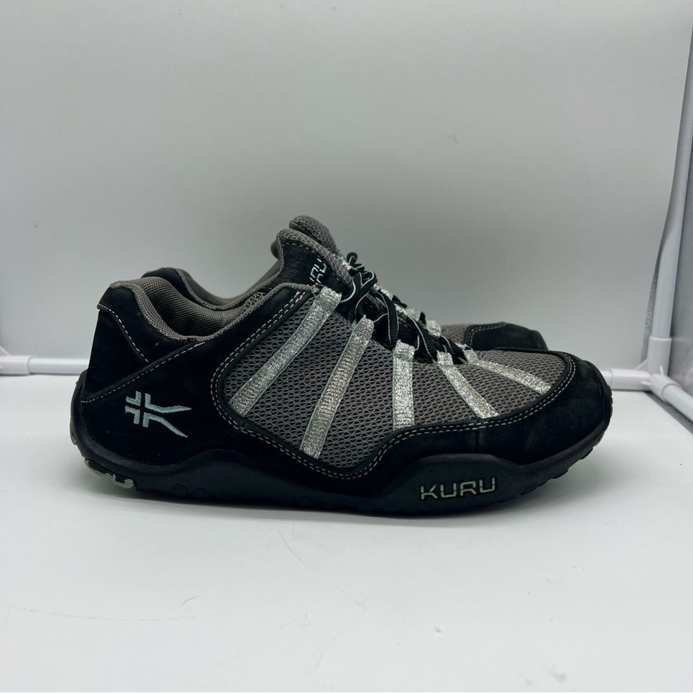 Kuru Chicane Trail Hiking Shoes Womens Size 8 Black Teal 20060890 - Picture 3 of 5